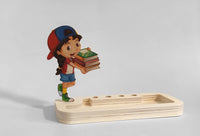 Einzigartiges Geschenk zur Einschulung Stiftschale Stifthalter aus Holz Schreibtisch Kinderzimmer Kinder